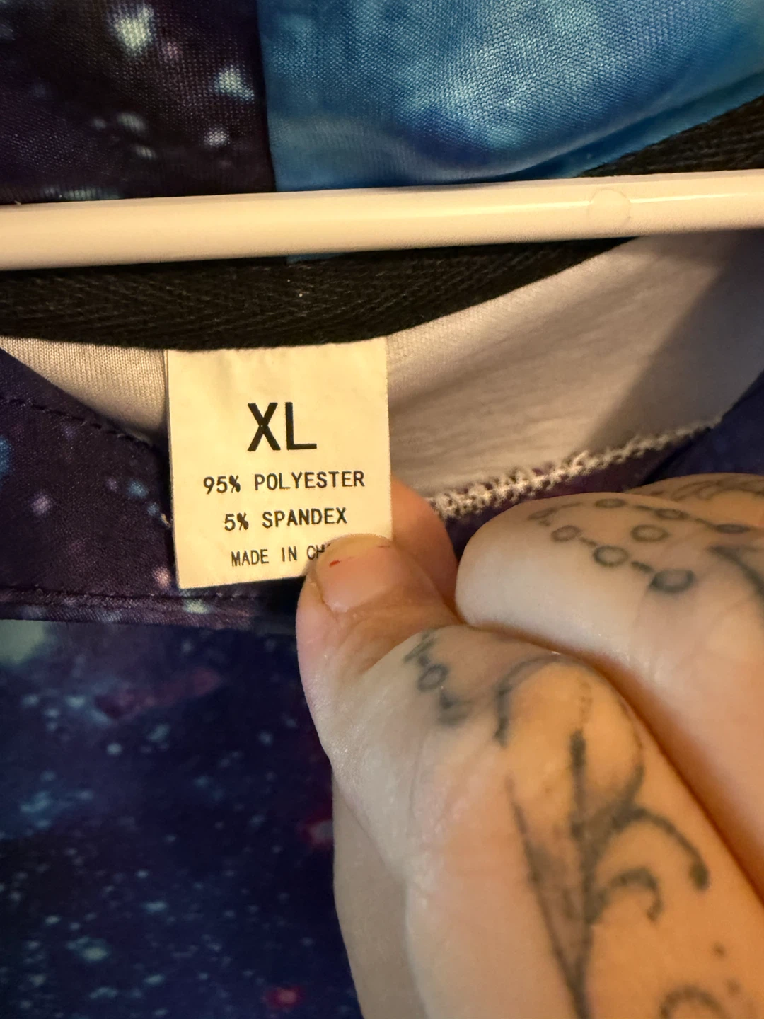 Galaxy Print Hoodie XL - photo 2