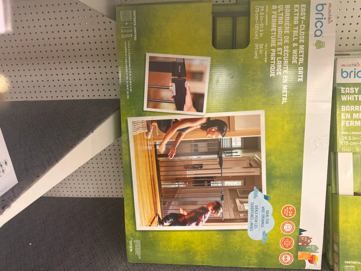 Brica Easy-Close Metal Gate — Extra Tall & Wide - photo 4