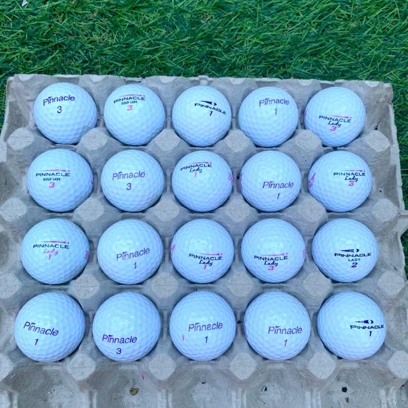 Pinnacle Lady Golf Balls Used Golf Balls Women's Golf 20 Pack