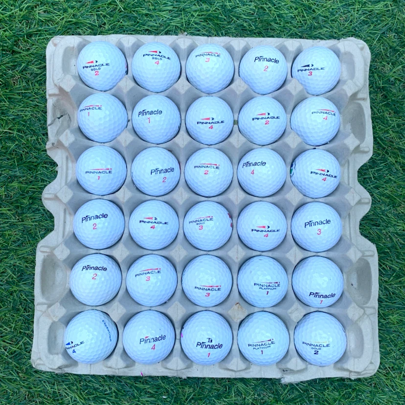 Pinnacle Golf Balls Gold Platinum Used Golf Balls 30 Pack