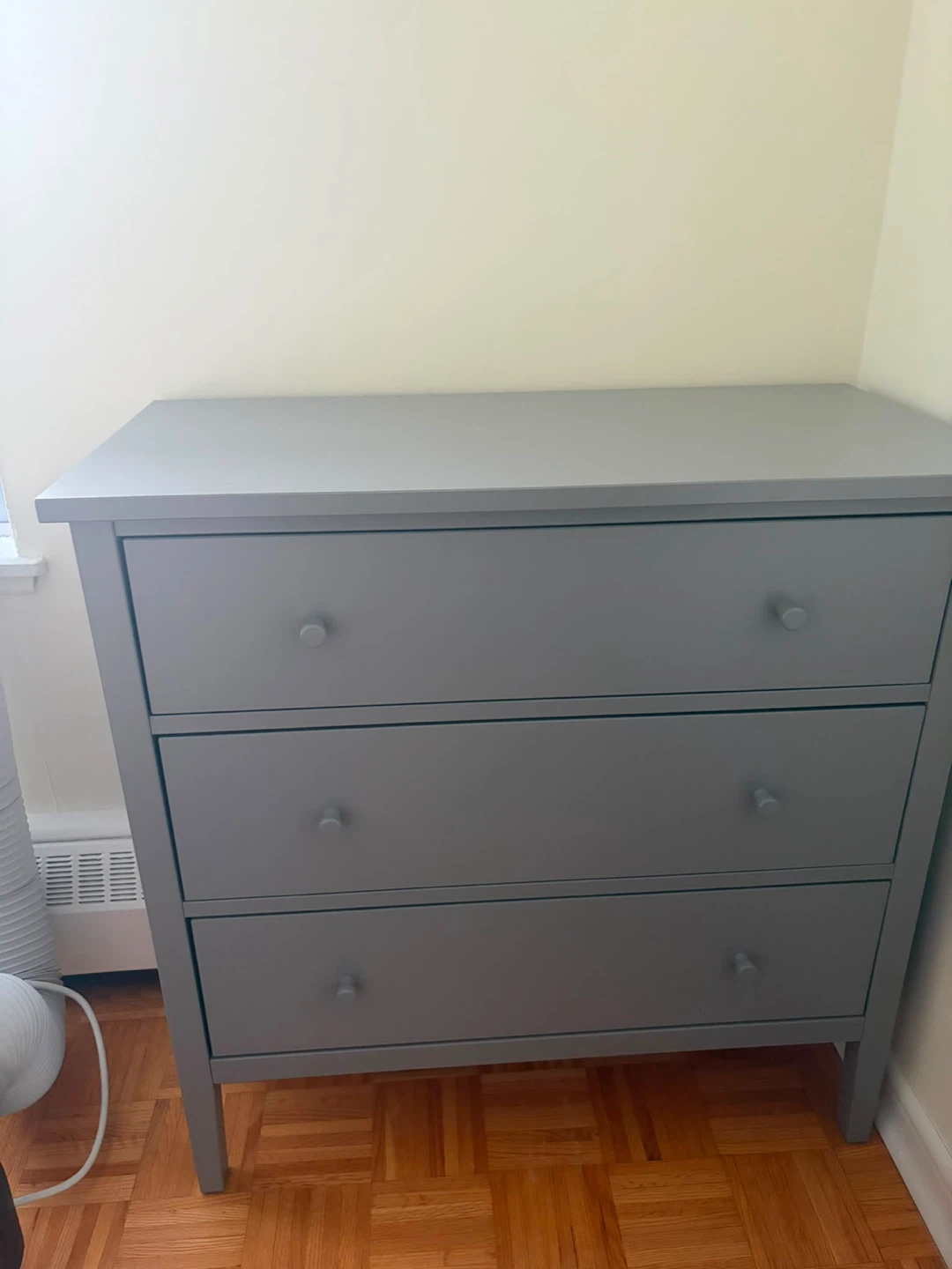 Grey 3-Drawer Dresser (Like New - Moving Sale!)