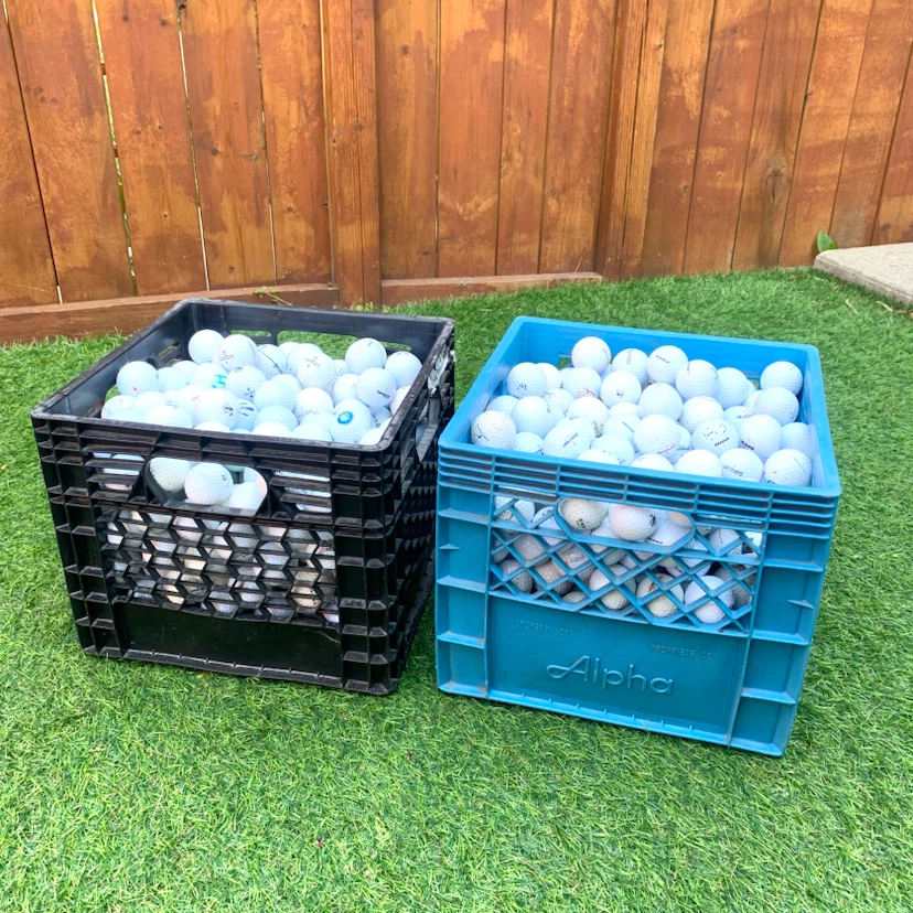 Bulk Used Golf Balls Mixed Brands Hundreds of Golf Balls Lot - photo 2