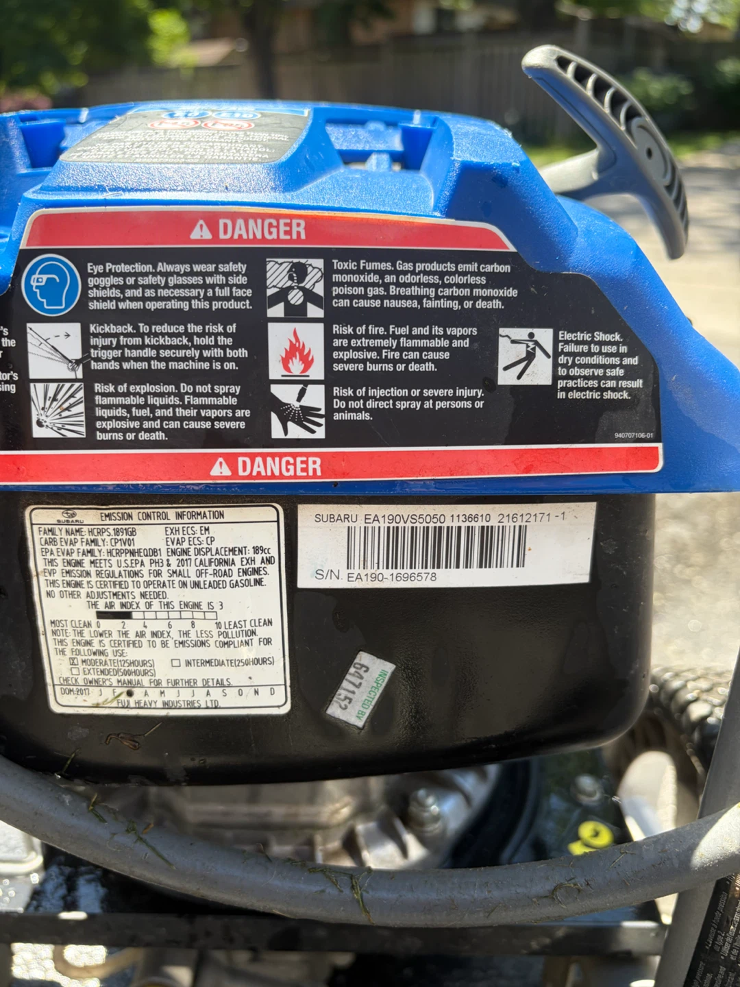 Subaru PowerStroke 3100 PSI Gas Pressure Washer - photo 5