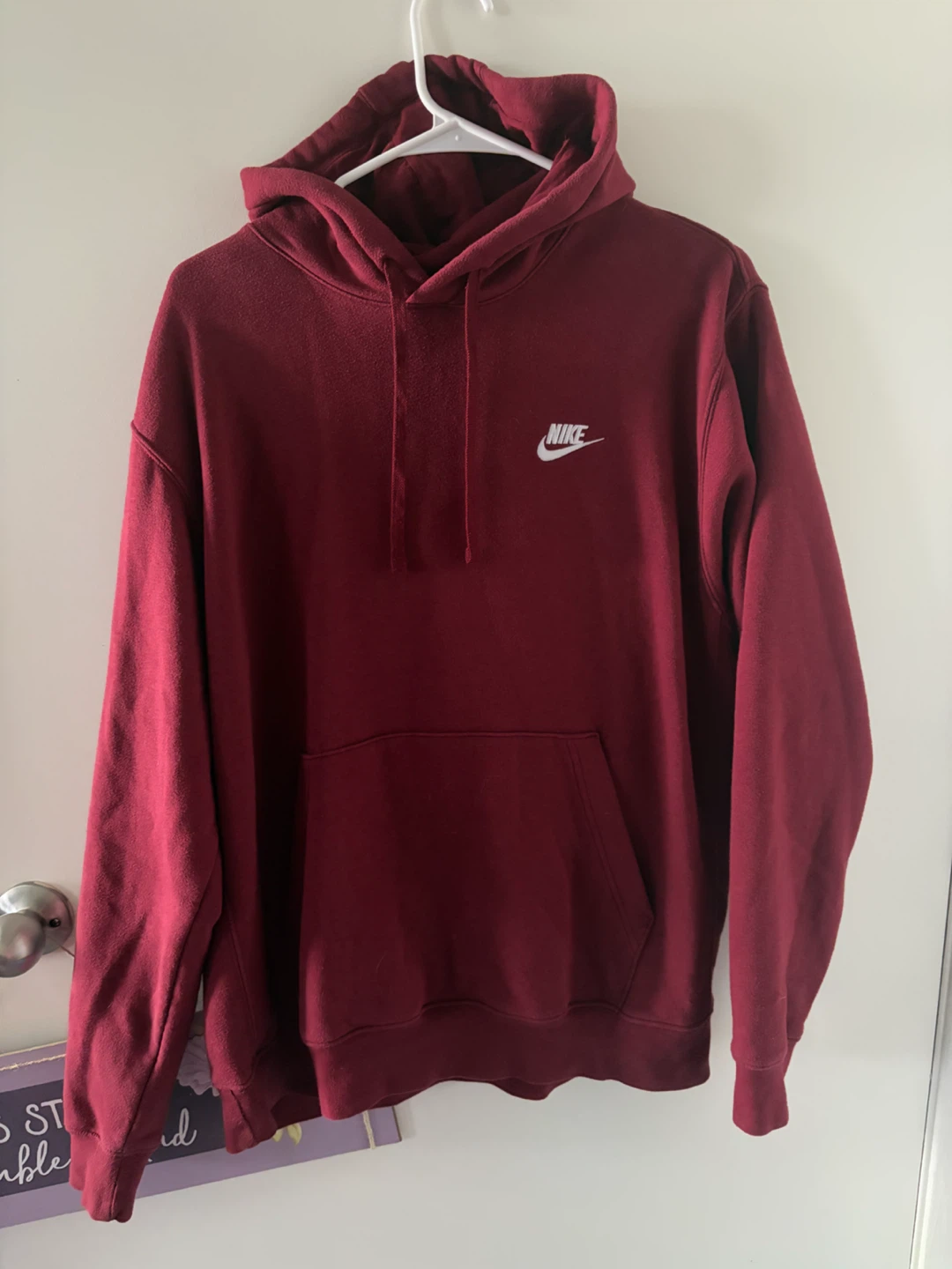 Nike Burgundy Hoodie