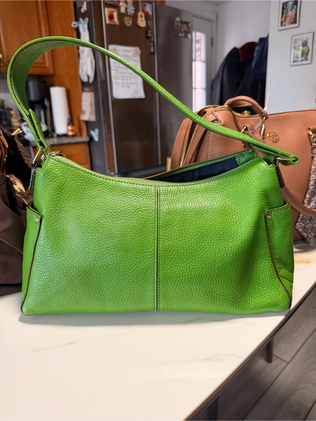 Kate Spade Green Leather Shoulder Bag - photo 2