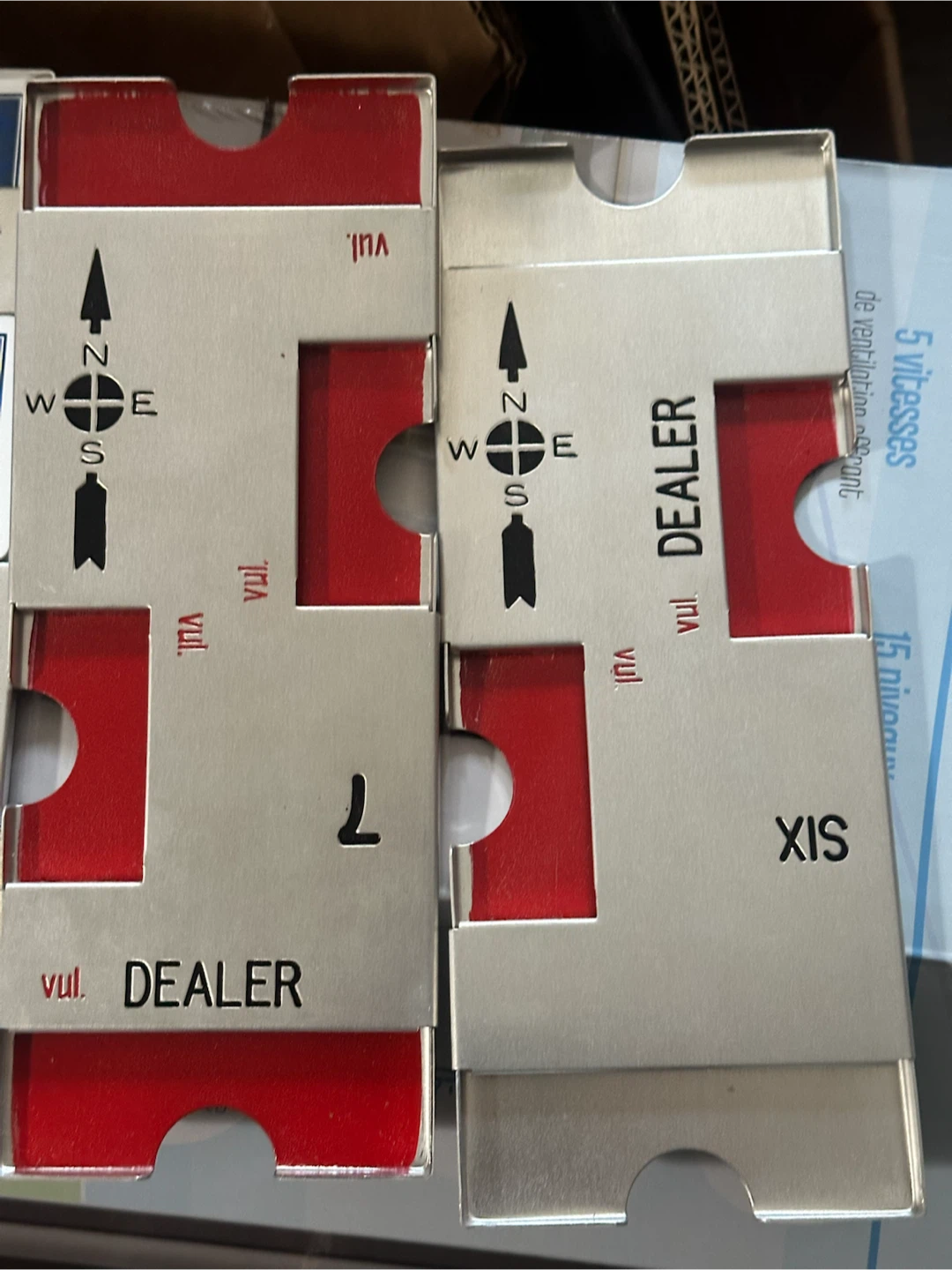 Duplicate bridge boards set B 5-8 mint condition - photo 3