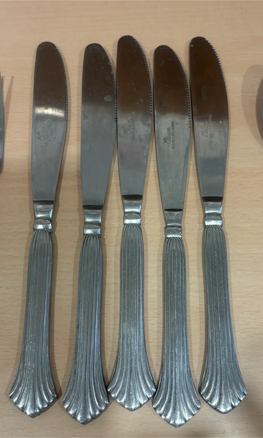 Set of 10 Forks, 5 Knives, 10 Spoons - photo 3