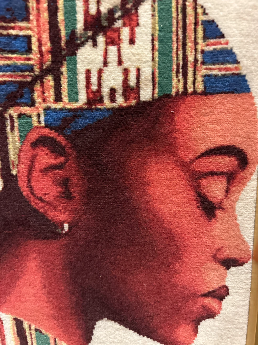 Framed Tapestry Art of Woman - photo 3