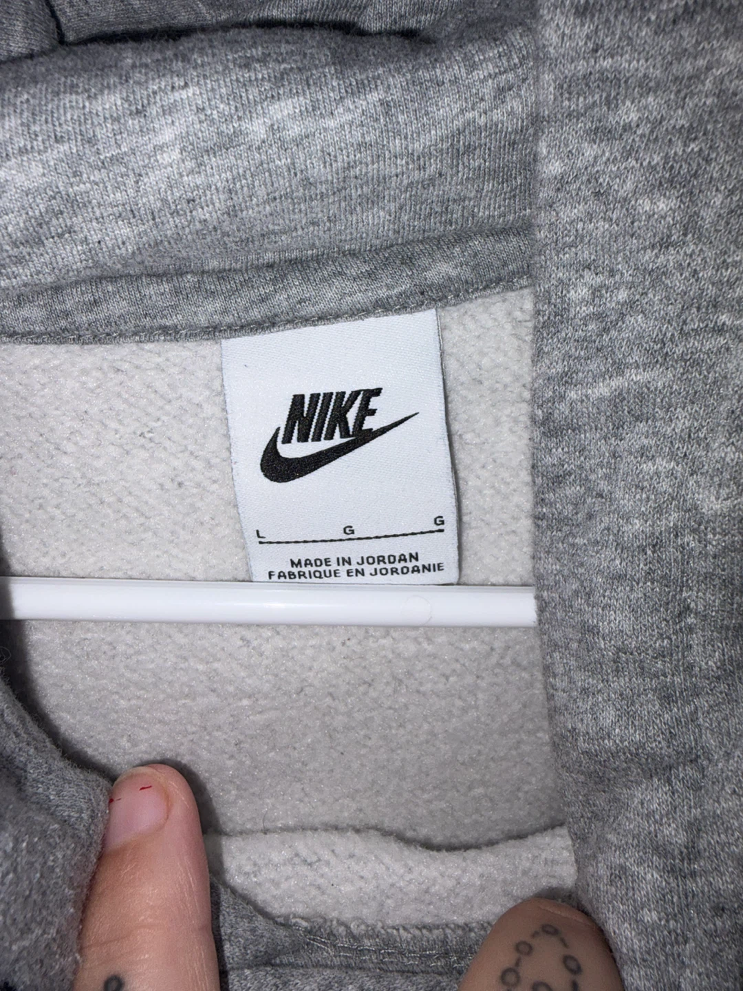 Nike Hoodie Grey - Size L - photo 2
