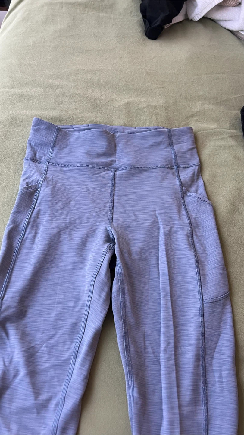 Lululemon Blue Align Leggings with pockets - photo 3