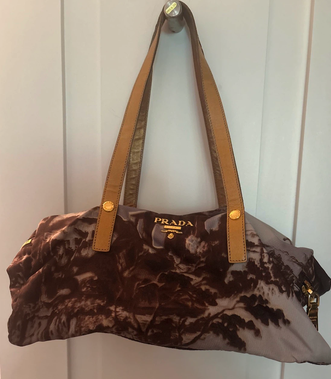 Prada Landcape boston Shoulder Bag