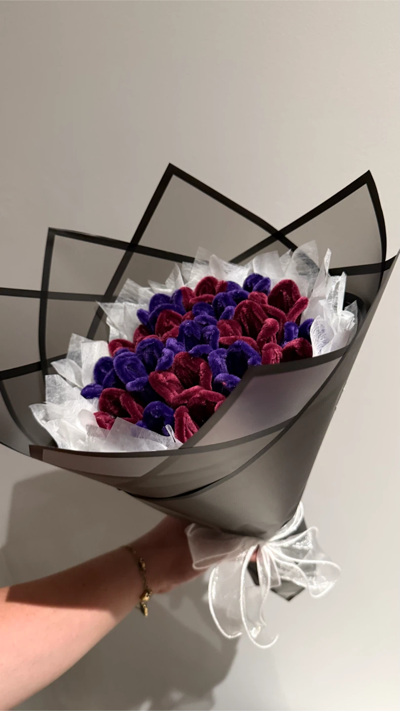 Bouquet of Velvet Flowers