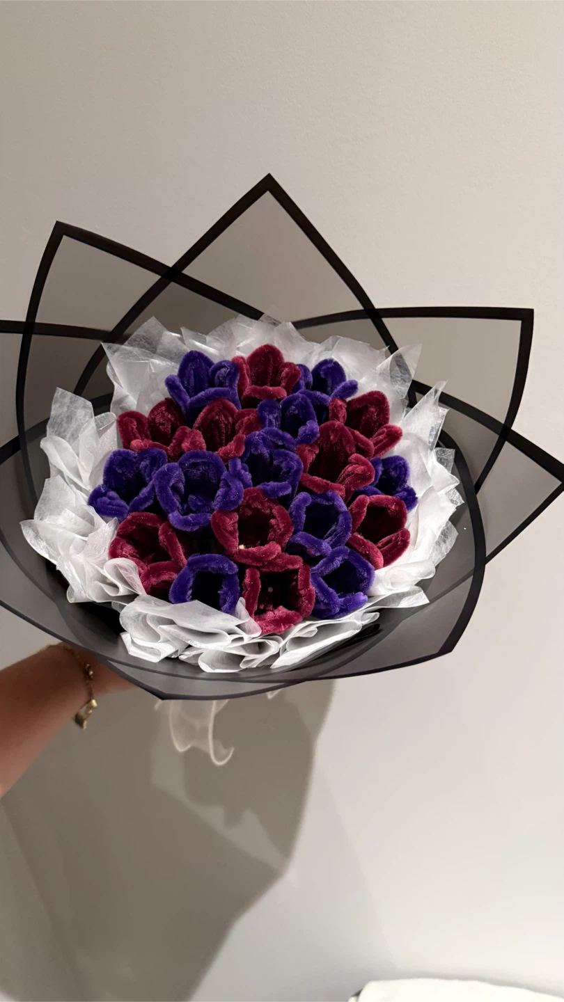Bouquet of Velvet Flowers - photo 2
