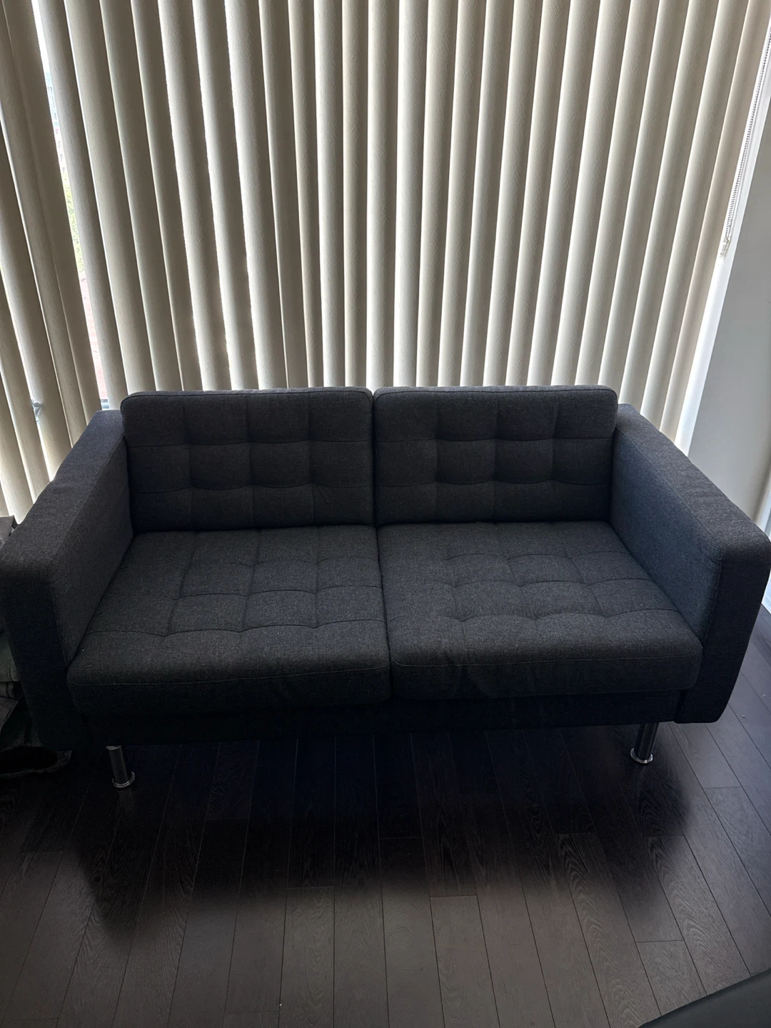 Grey Fabric Sofa - photo 2