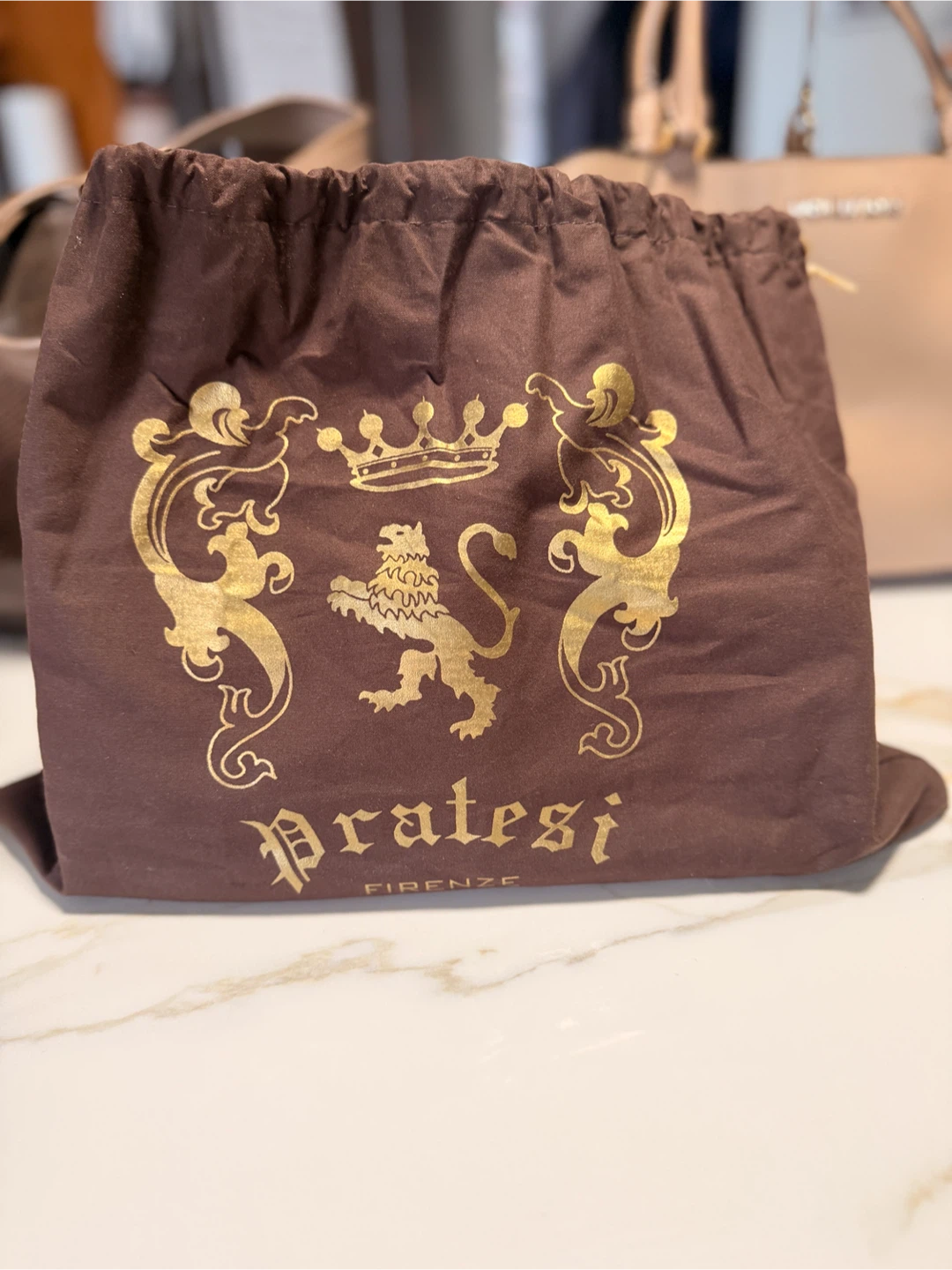 Pratesi Firenze Leopard Print Leather Handle Bag - photo 5