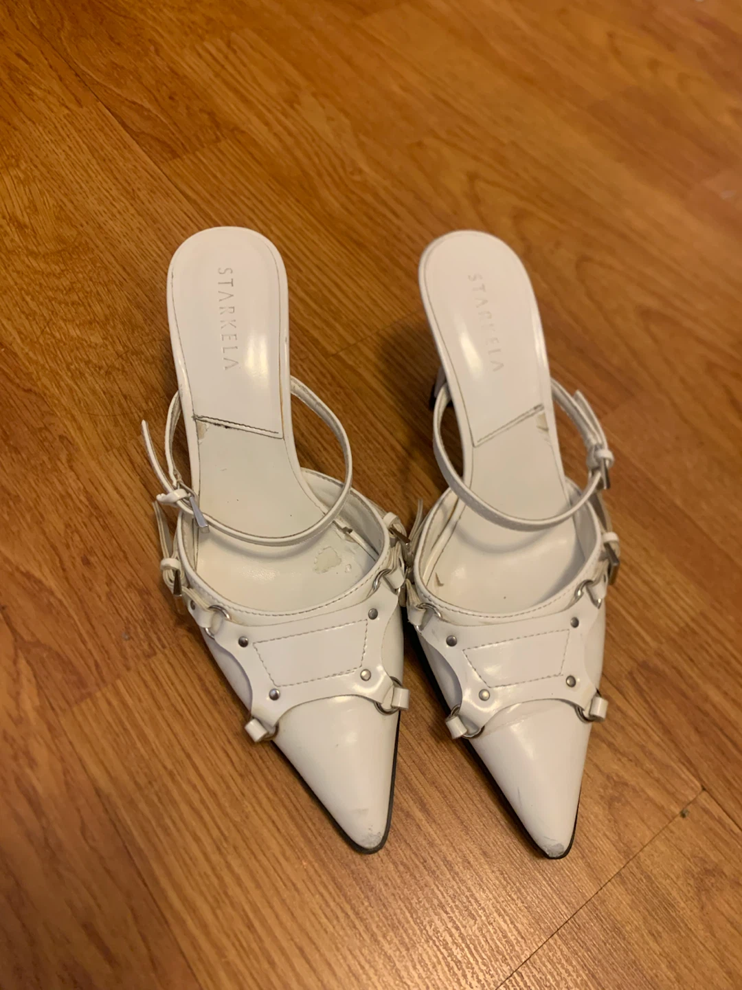 White Kitten Heels - photo 2