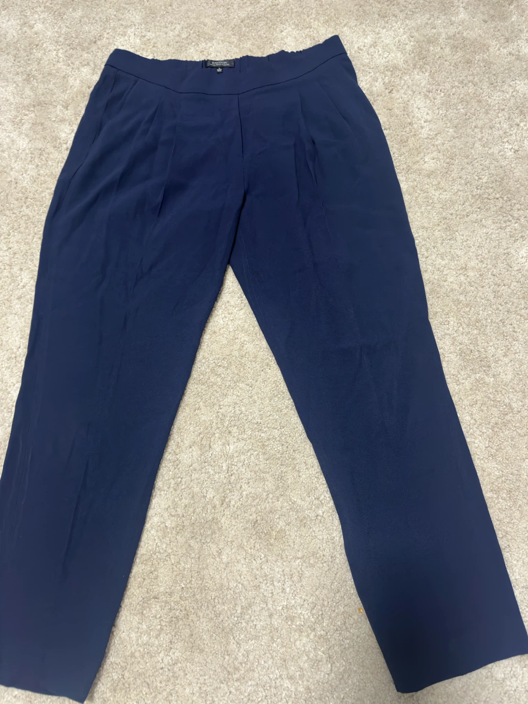Babaton Navy Blue Trousers - Size 6
