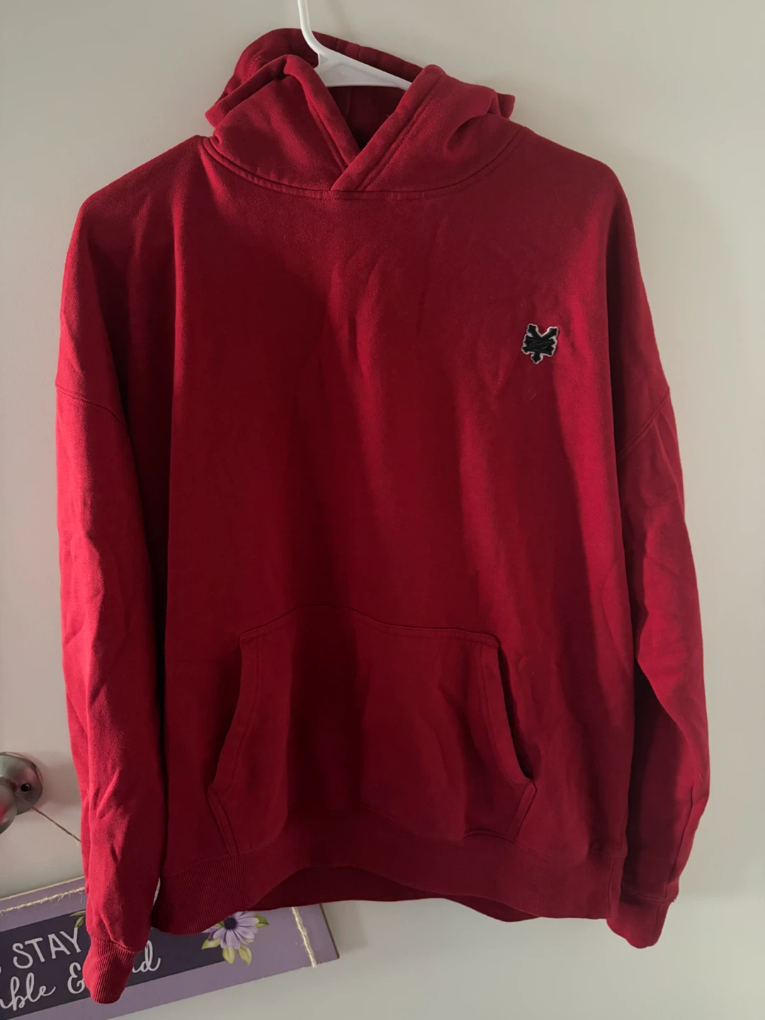 Mens Zoo York Red Hoodie L/G