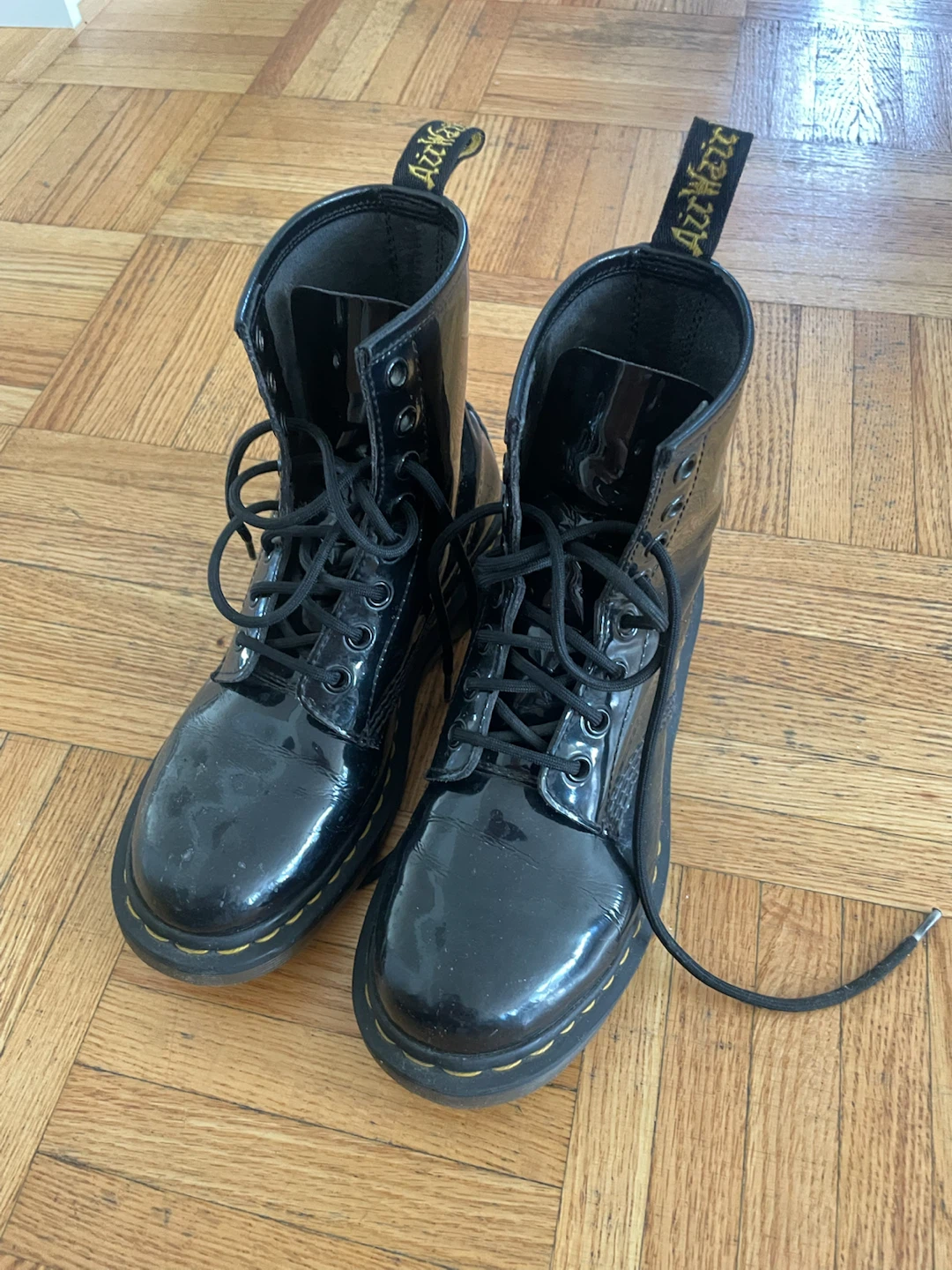 Dr. Martens Black Patent Leather Boots - photo 3
