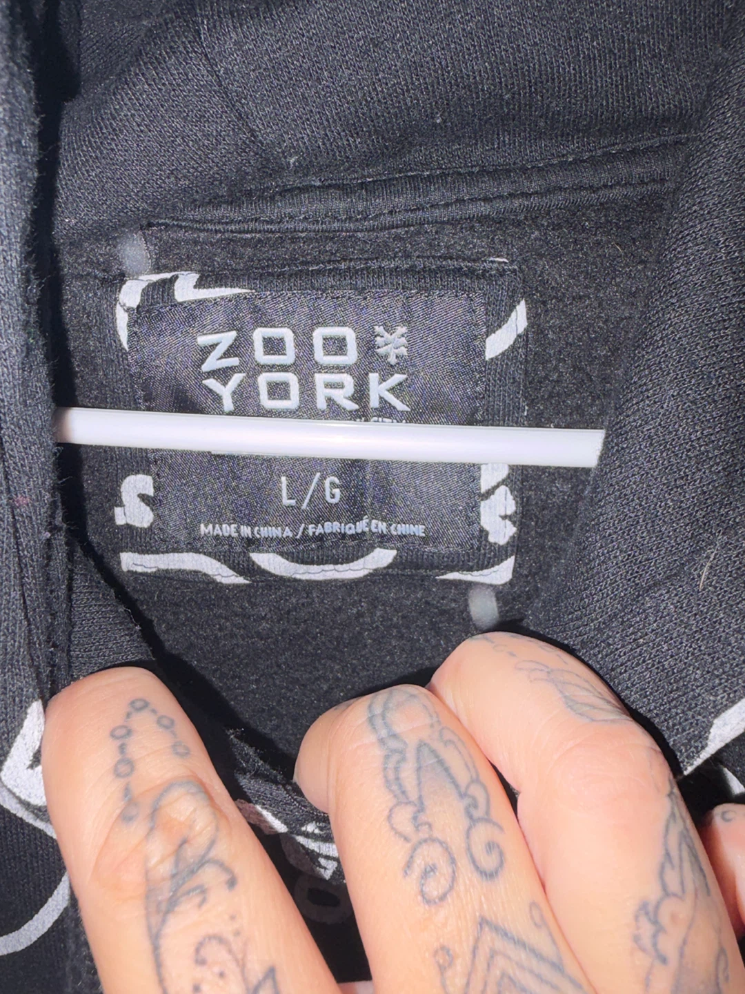 Zoo York Black Doodle Hoodie L/G - photo 2