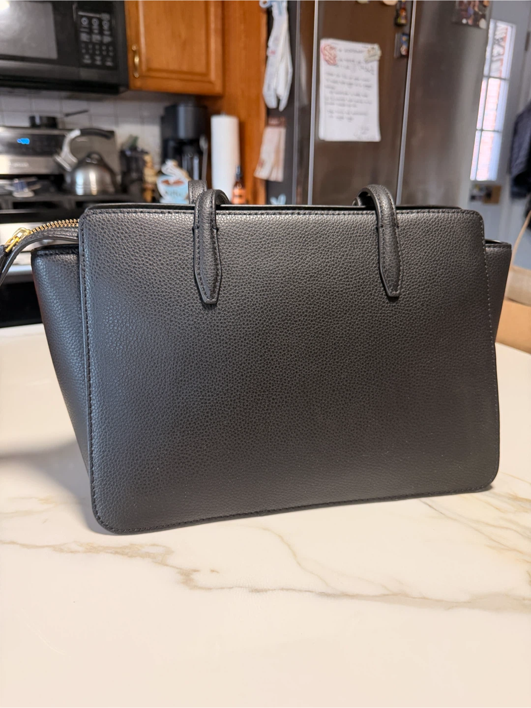 Tory Burch Black Leather Tote Bag - photo 4
