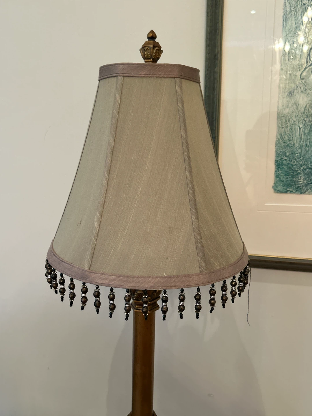 Pair of Gold Accent Table Lamps - photo 2
