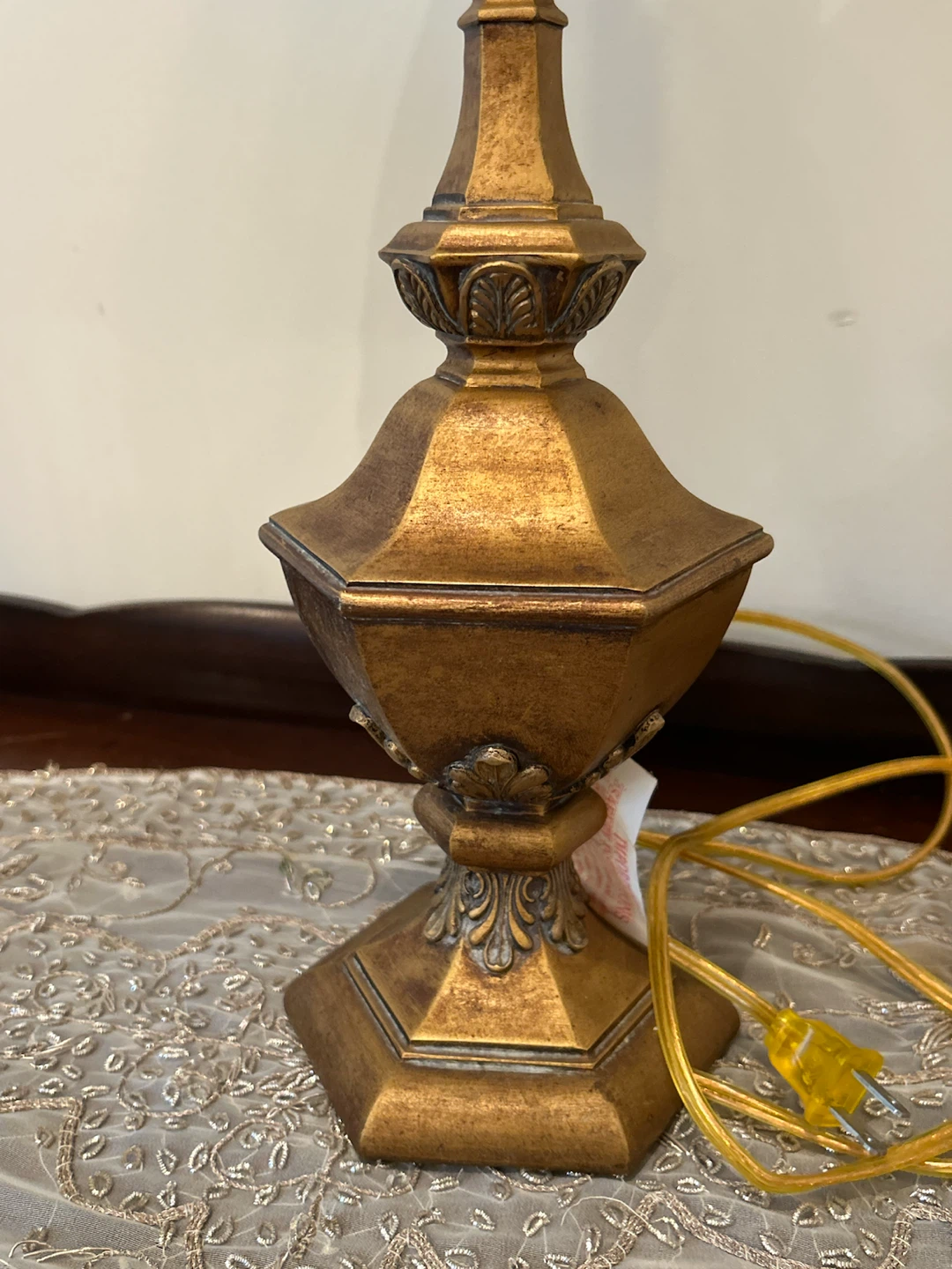 Pair of Gold Accent Table Lamps - photo 3