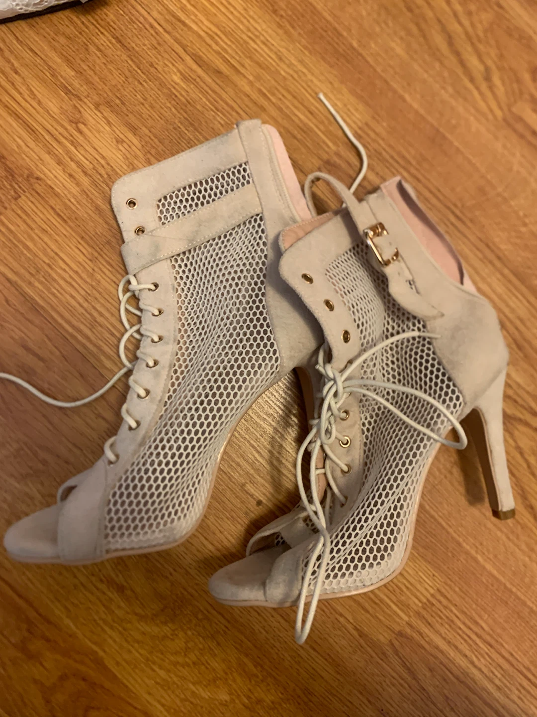 Heel Dance Shoes Open Toe