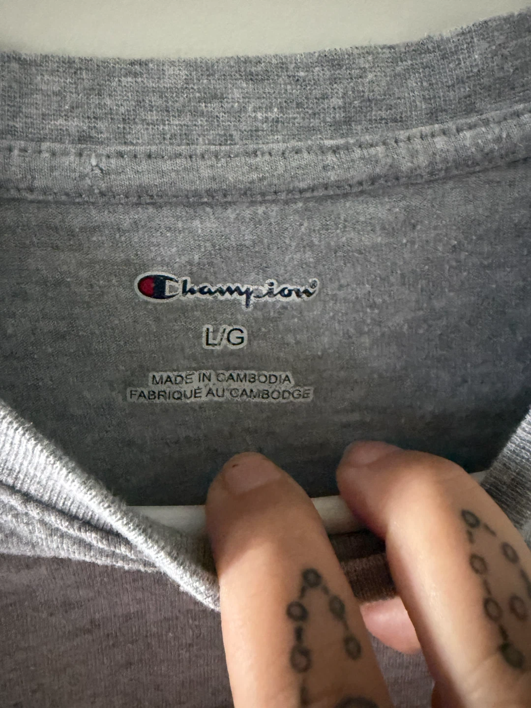 Champion Grey T-Shirt - photo 2