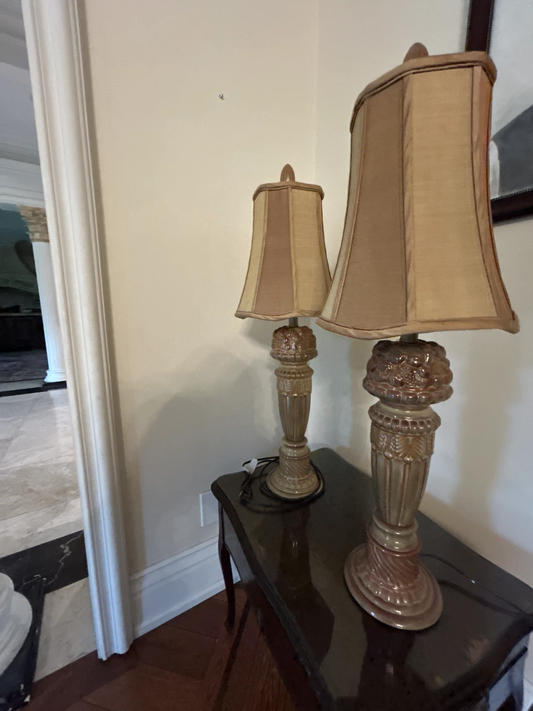 Pair of Vintage Ceramic Table Lamp