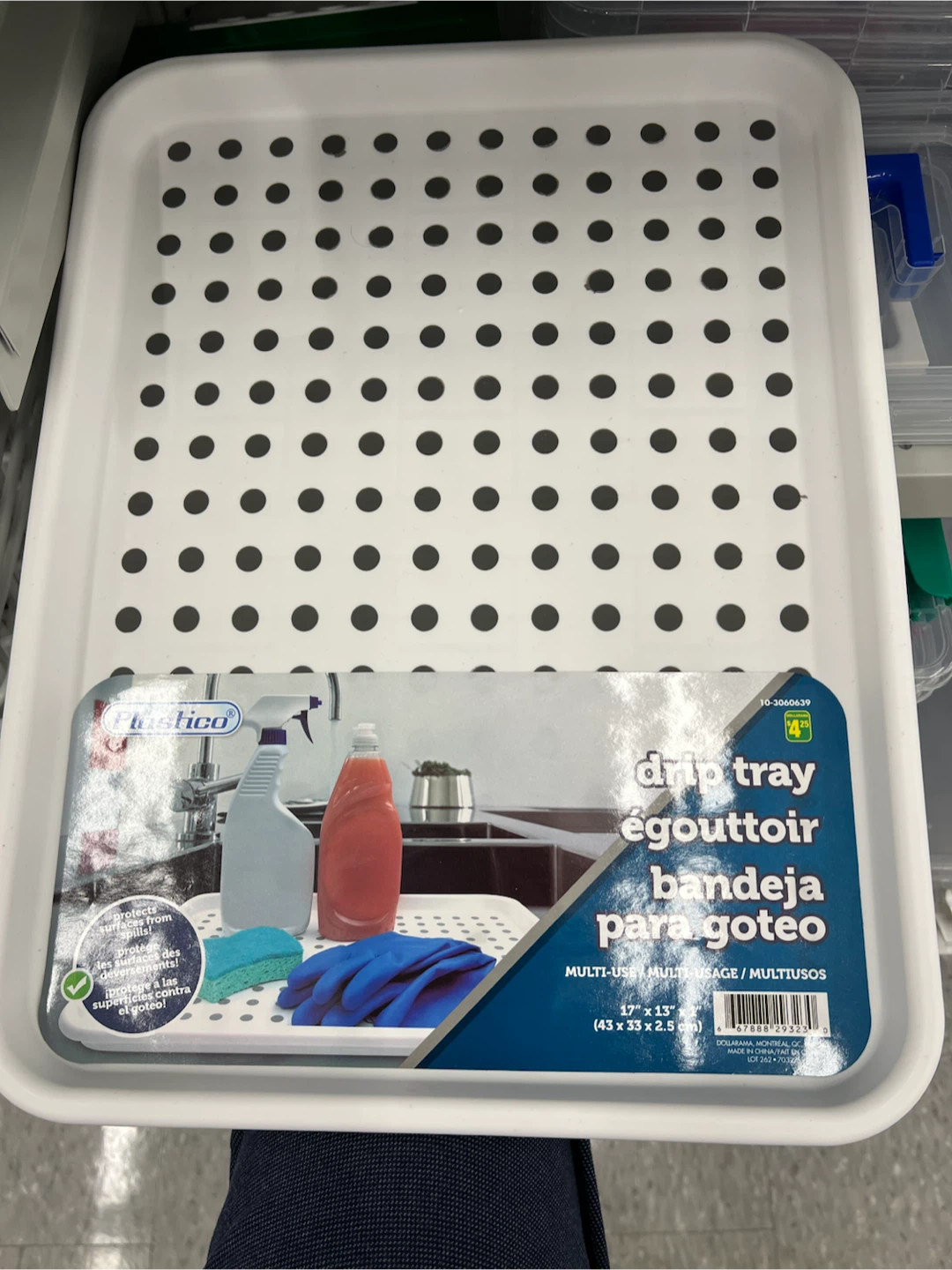 Plastico Dish Rack and Drip Tray and rice or soup bowls