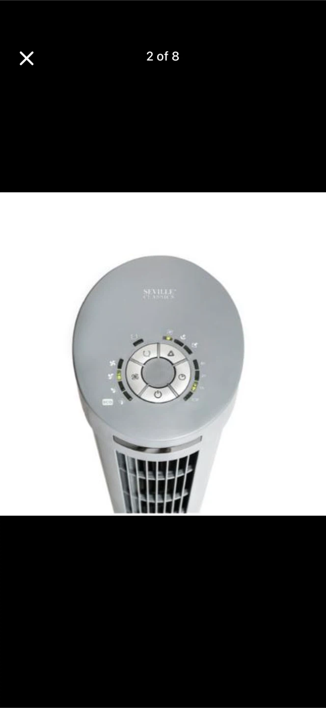 Seville Classics 40 inch Oscillating Tower Fan - photo 2