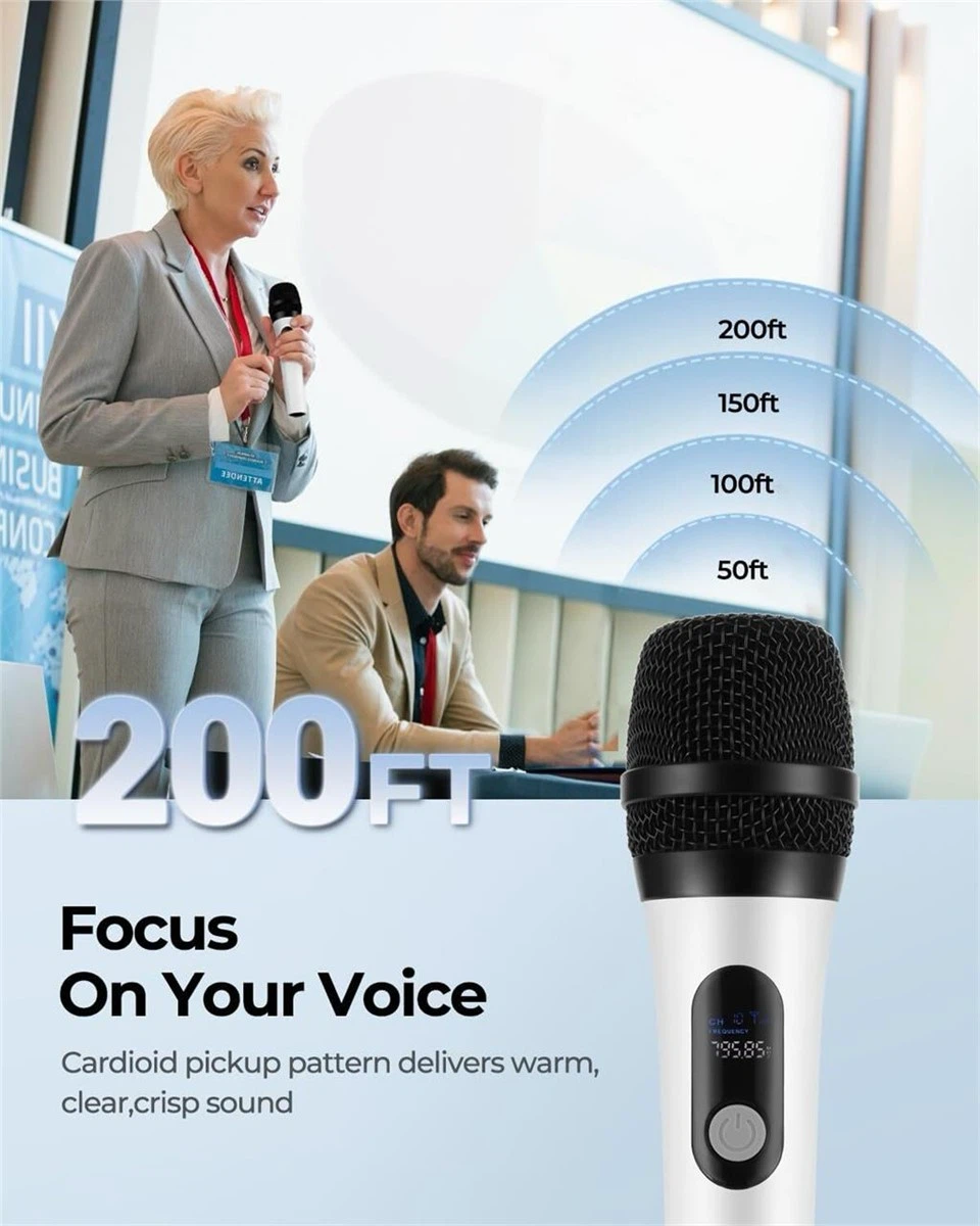 Wireless Microphone, FOLTUSMY Dual Digital - photo 4