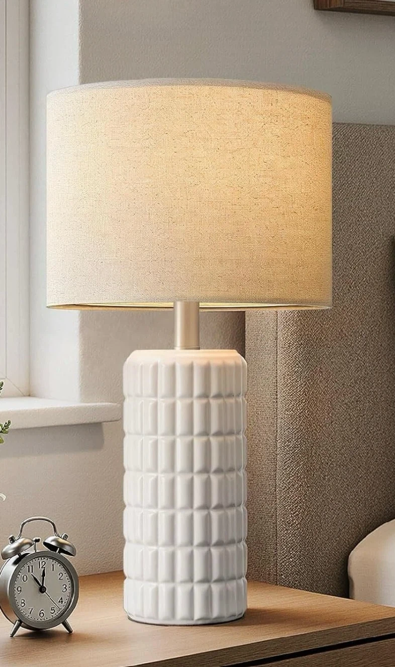 2pcs ceramic table lamps -Seealle “23 inches