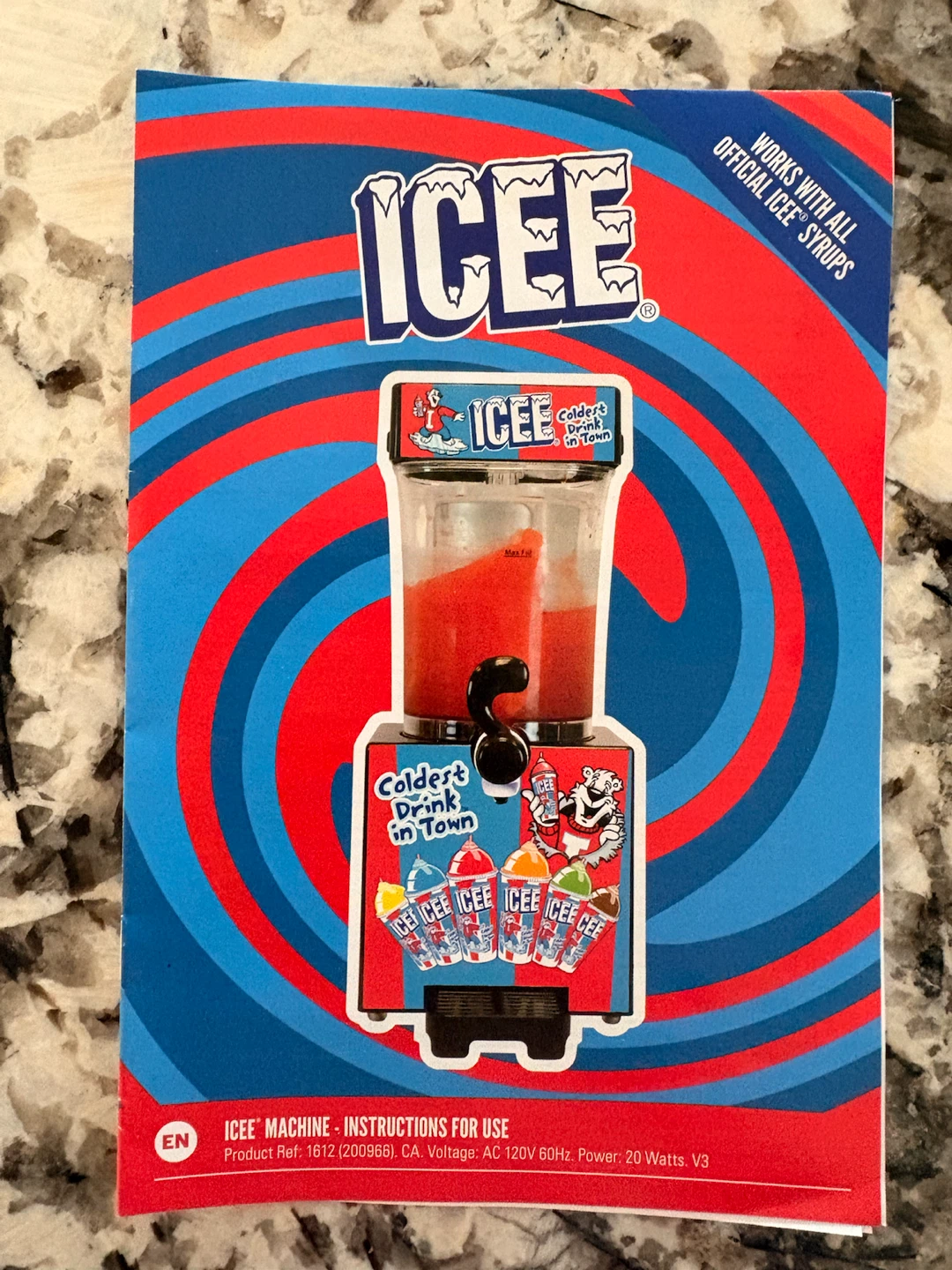ICEE Machine with Cola & Purple Grape Syrups - photo 3