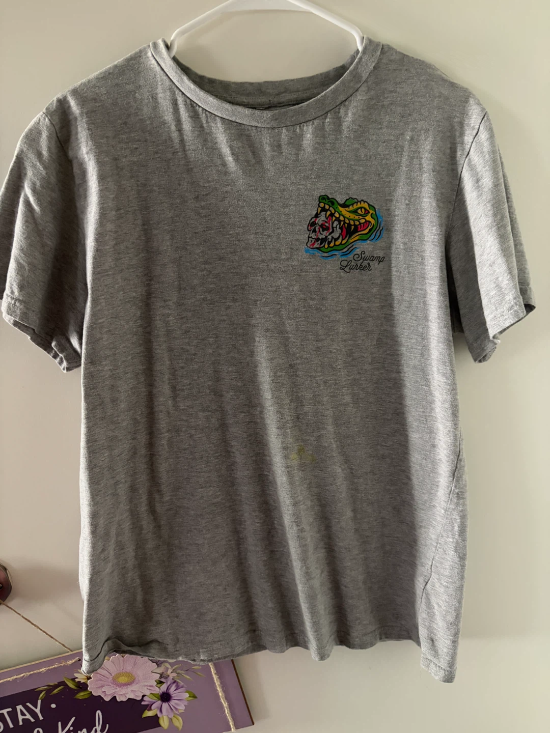 Grey Swamp Lurker Graphic T-Shirt
