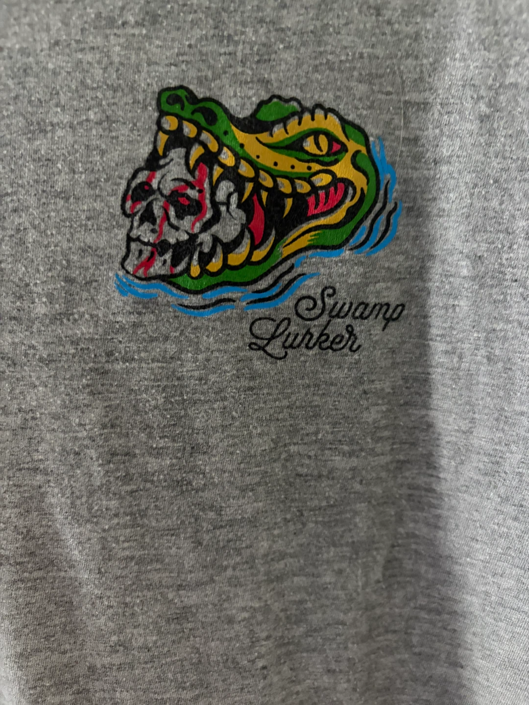 Grey Swamp Lurker Graphic T-Shirt - photo 2