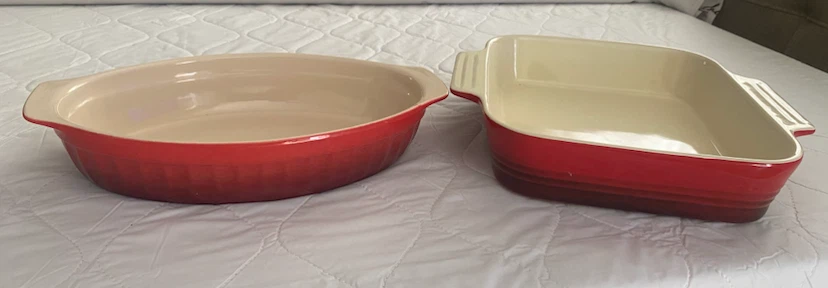 Square and Oval Gratin Dish (2)