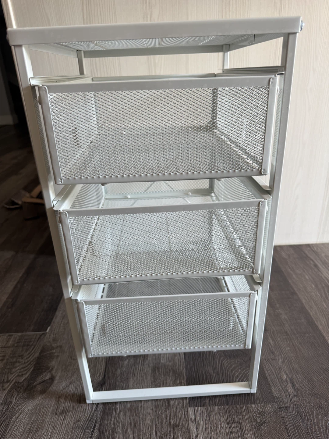 IKEA 3-Drawer Metal Mesh Storage Cart – Like New