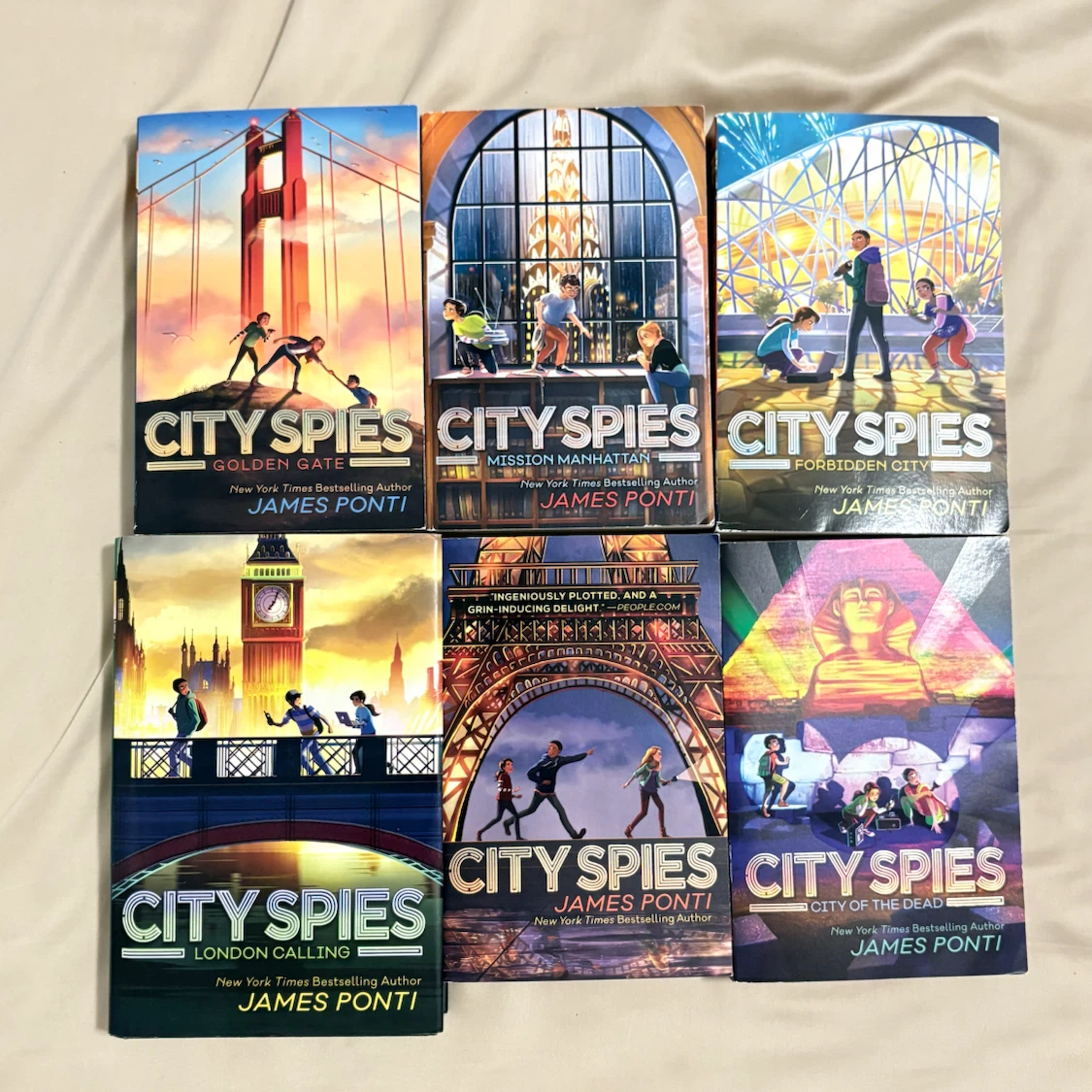 City Spies Book Series by James Ponti