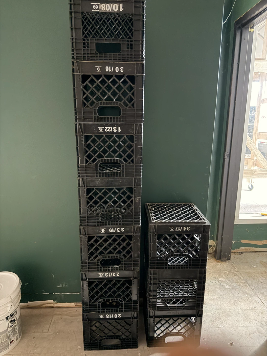 42 pcs Black Plastic storage all for $20
