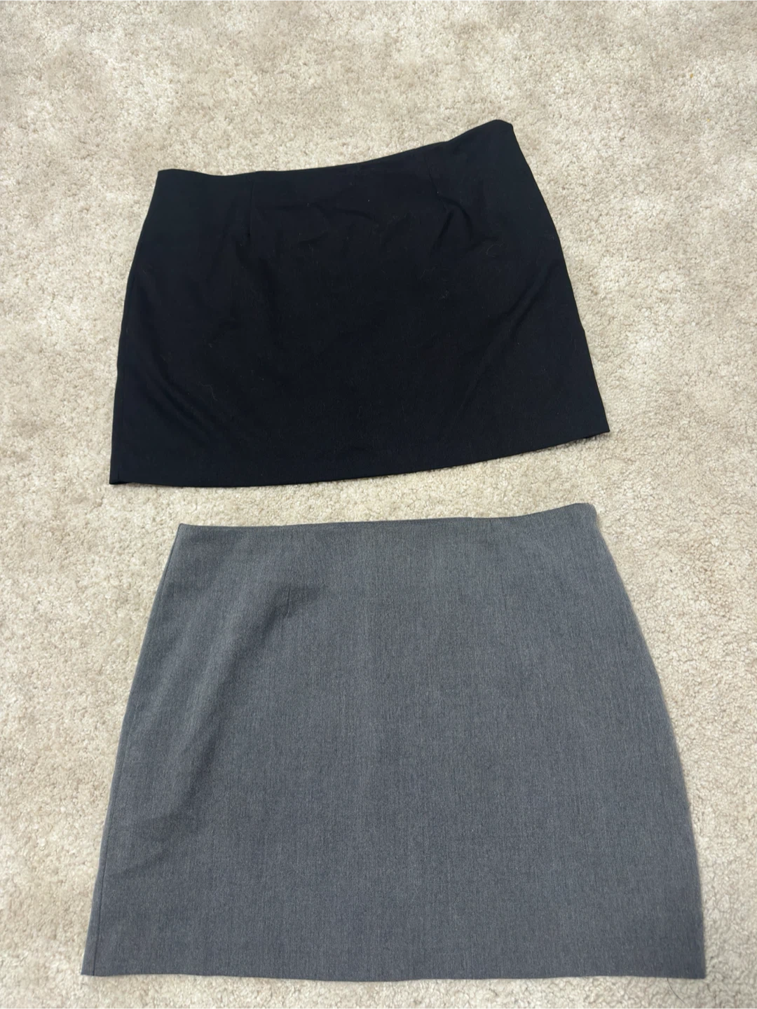 Two NAIN Skirts - Black & Grey