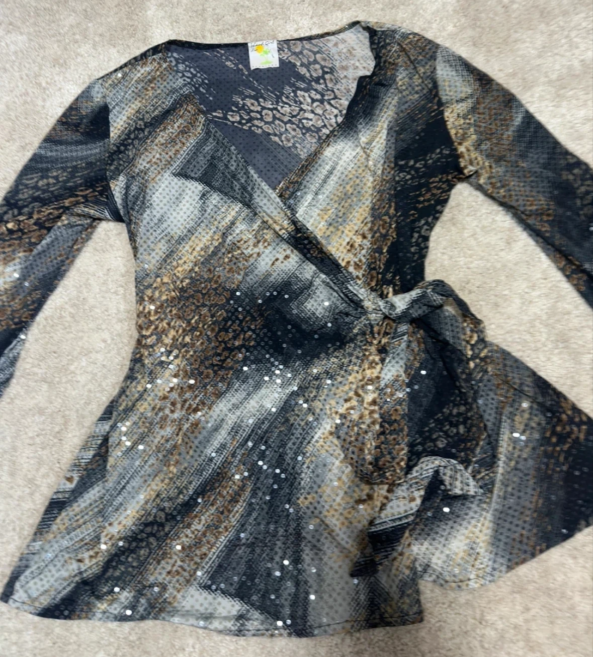 y2k Women's Wrap Style dress or top