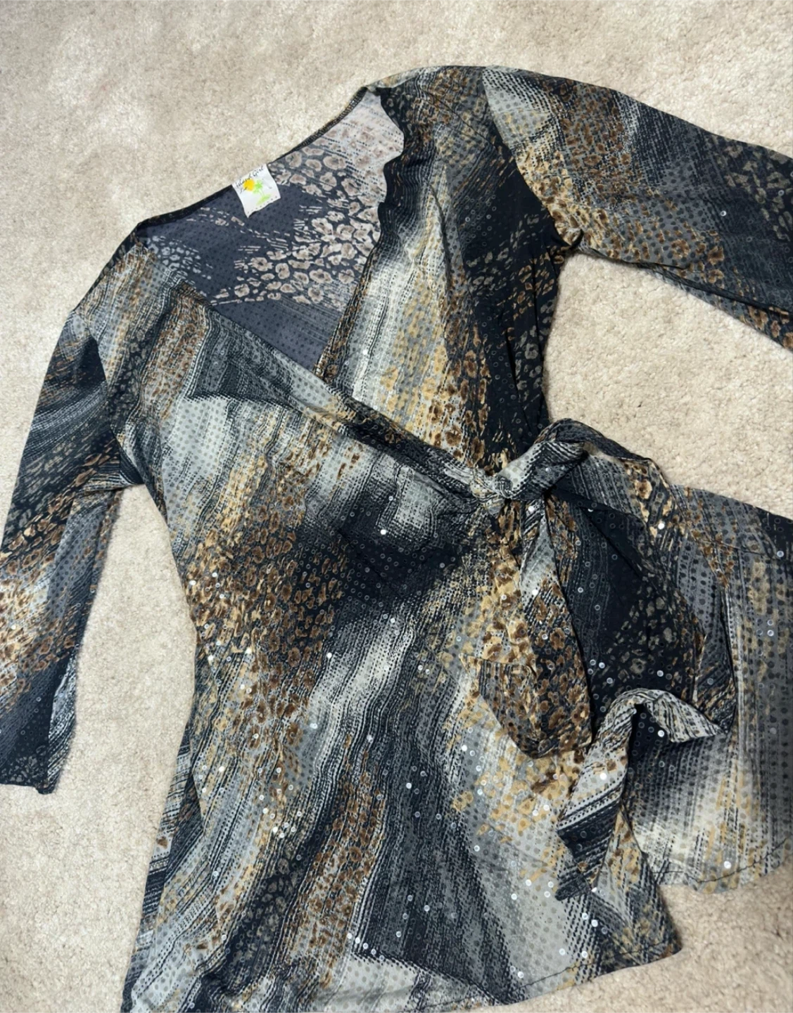 y2k Women's Wrap Style dress or top - photo 2