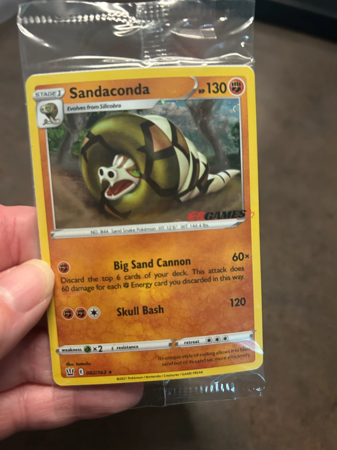 Sealed Pokemon EN Promo Card Sandaconda