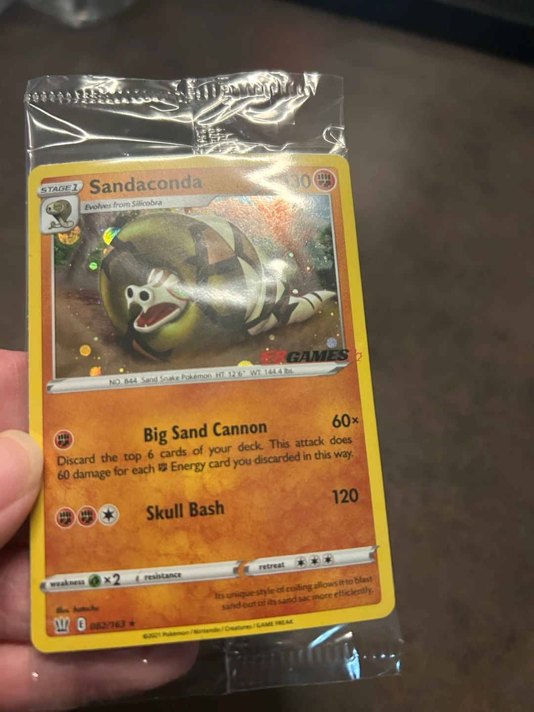 Sealed Pokemon EN Promo Card Sandaconda - photo 2