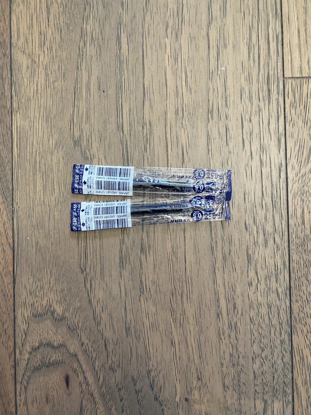 Japanese Zebra JF-0.5 Blue-Black Pen Refill