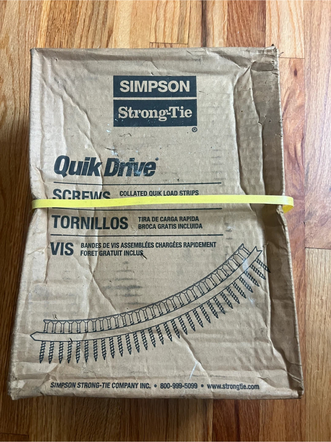 Simpson Strong-Tie Quik Drive WSNTLFG2S Screws #8 x 2" - photo 4