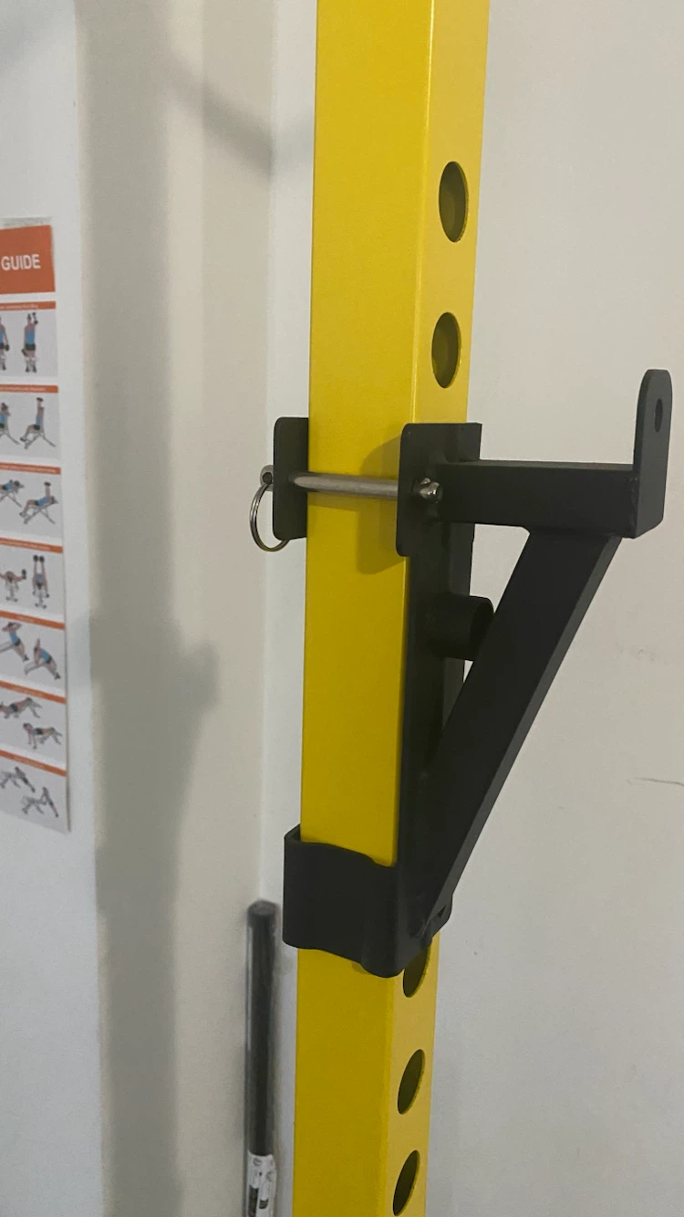 Yellow Power Tower Pull Up and Squat Rack - photo 2