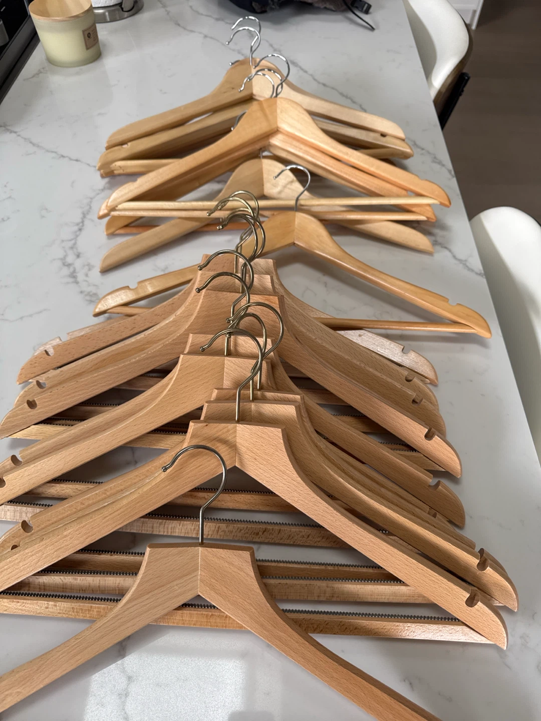 Wooden Hangers - Set of 12